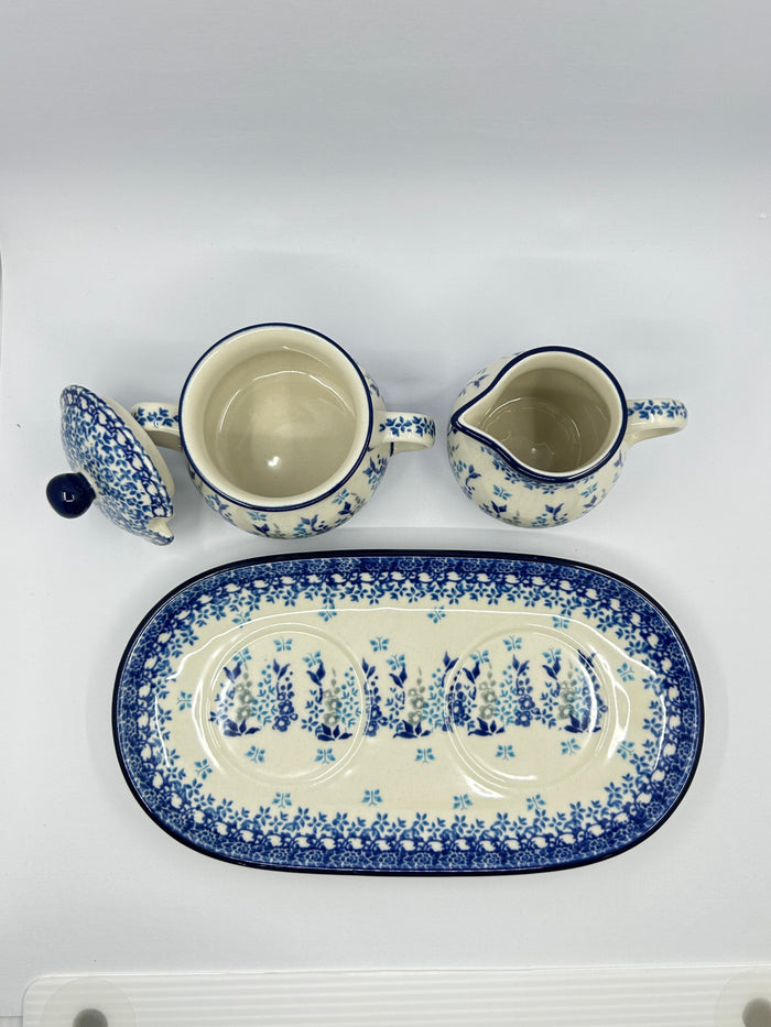 Cream (6 oz) & Sugar (7oz) w/Plate ~ 3278X - T3!