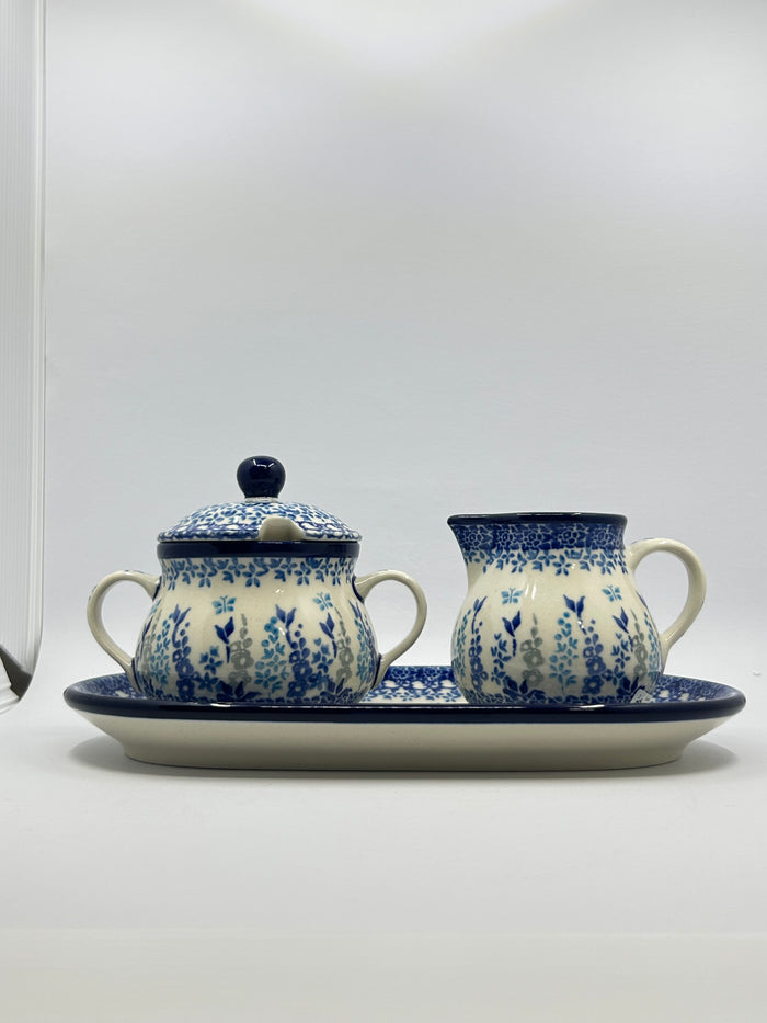 Cream (6 oz) & Sugar (7oz) w/Plate ~ 3278X - T3!