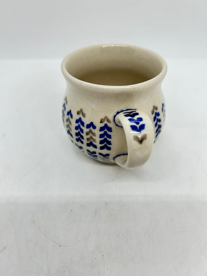 Pottery Misfit - Lady Blue 8 oz Bubble Mug - 002- U3