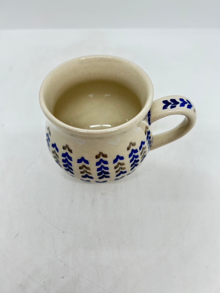 Pottery Misfit - Lady Blue 8 oz Bubble Mug - 002- U3