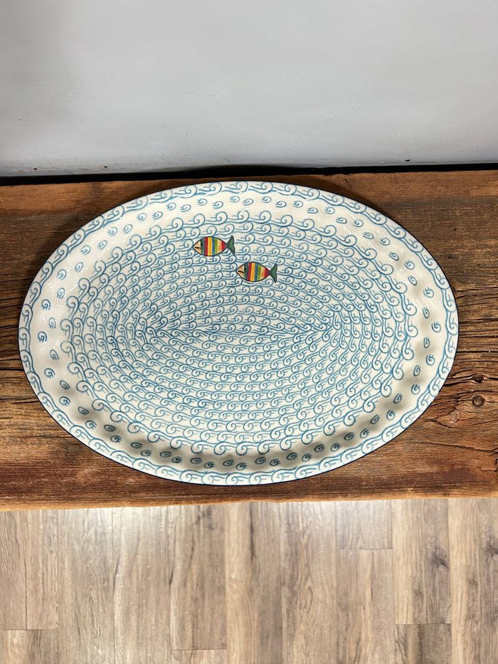 Oval Platter ~ 14.5” x 10” ~ 2540X - T4!