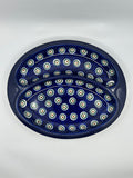 Dish ~ Divided ~ 8 x 9.75 inch ~ 0054X ~ T3!