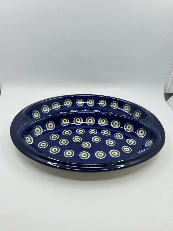 Dish ~ Divided ~ 8 x 9.75 inch ~ 0054X ~ T3!