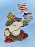 “Book Worm" #3 With Stack of Books