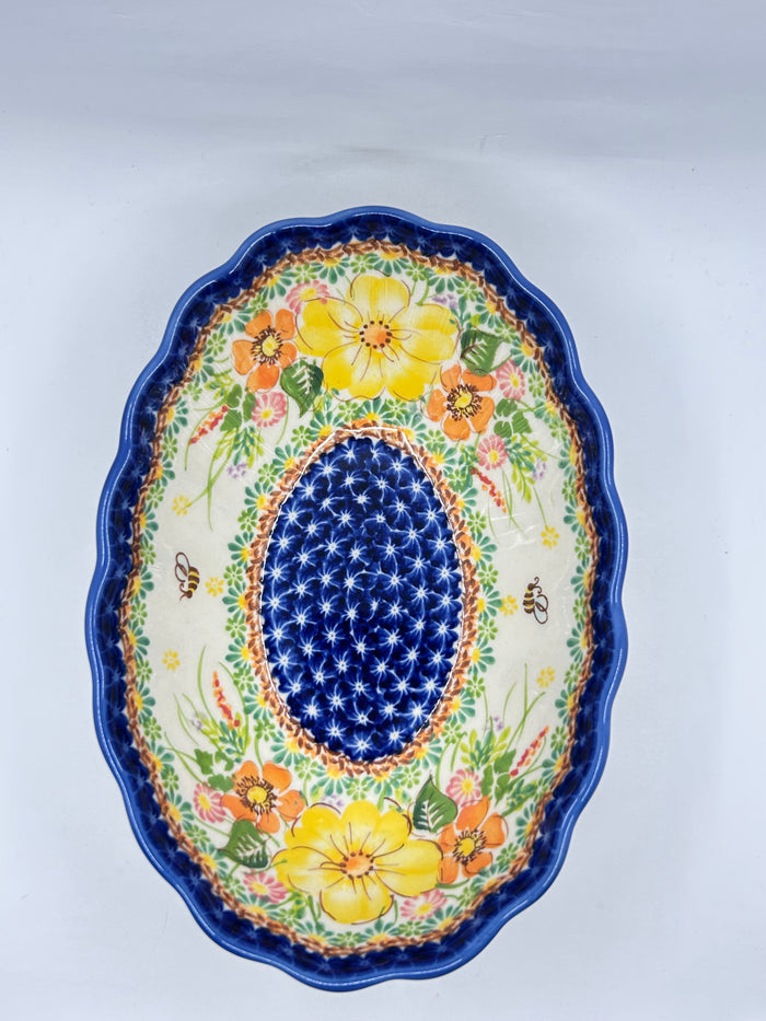 Wavy Oval Bowl - A816 - A1