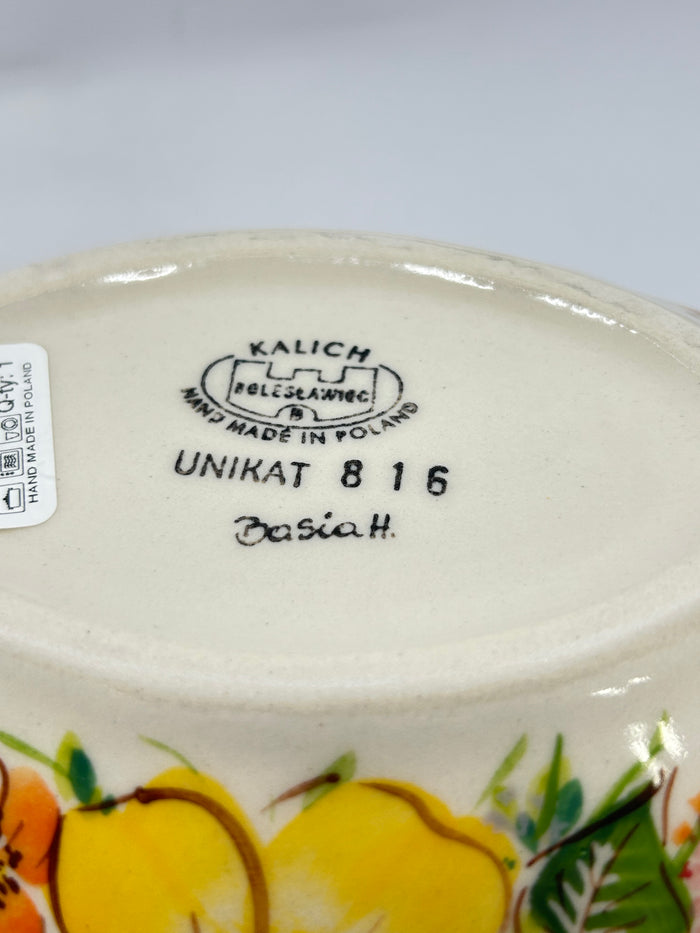 Wavy Oval Bowl - A816 - A1
