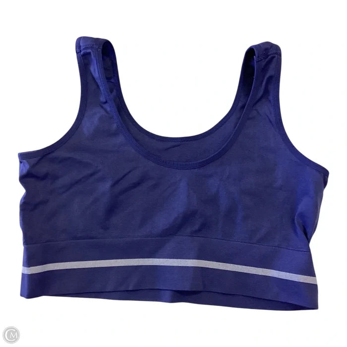 Athletic Bra By Izod In Purple, Size: 2x