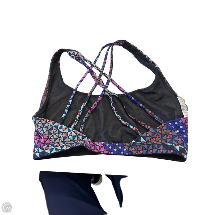 Athletic Bra By Victorias Secret In Geometric Pattern, Size: L
