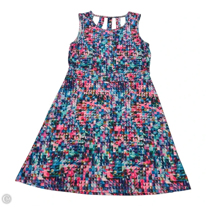 Athletic Dress By Reel Legends In Multi-colored, Size: M
