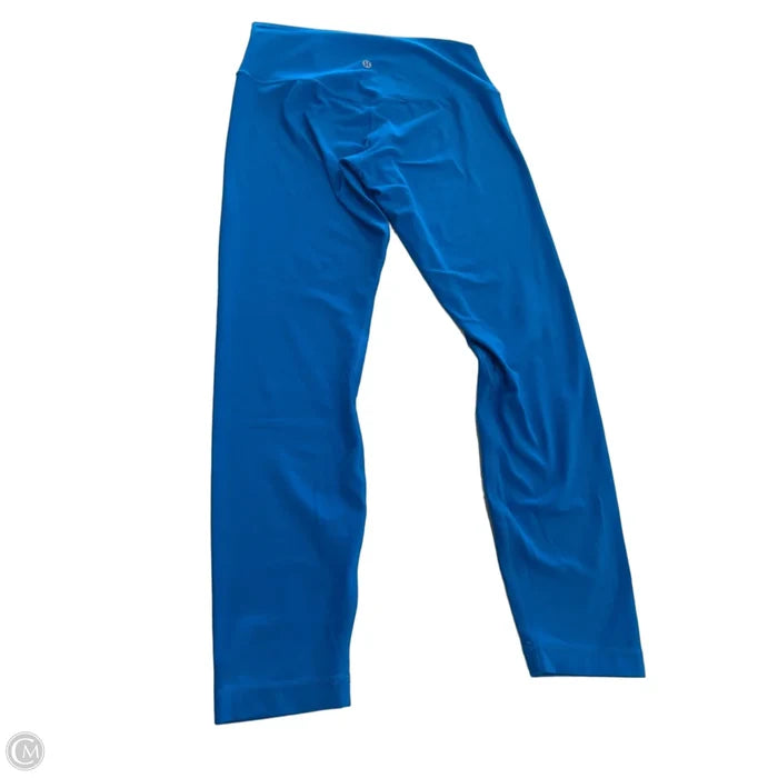 Athletic Leggings By Lululemon In Blue, Size: M