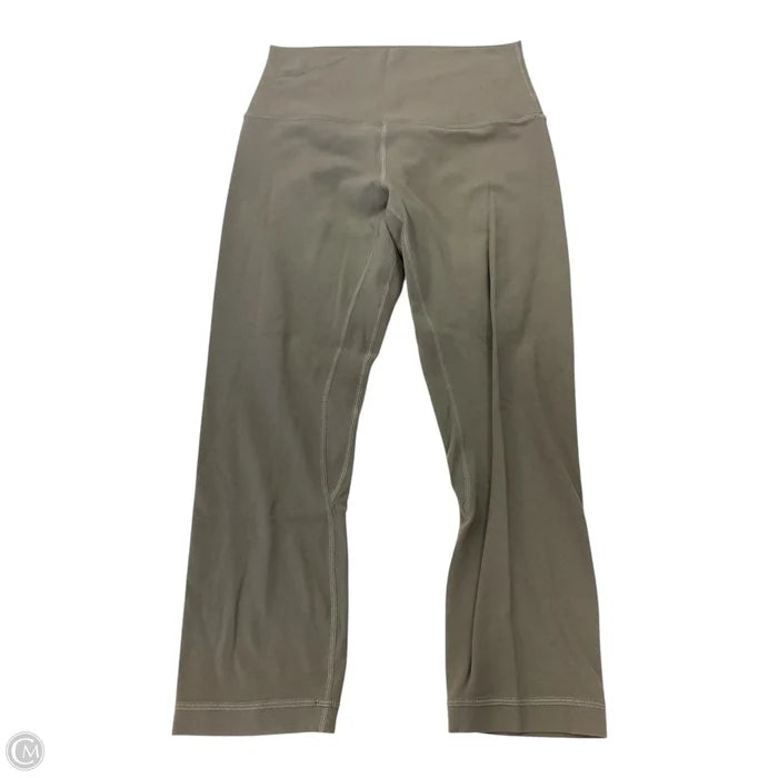 Athletic Leggings Capris By Lululemon In Green, Size: 6