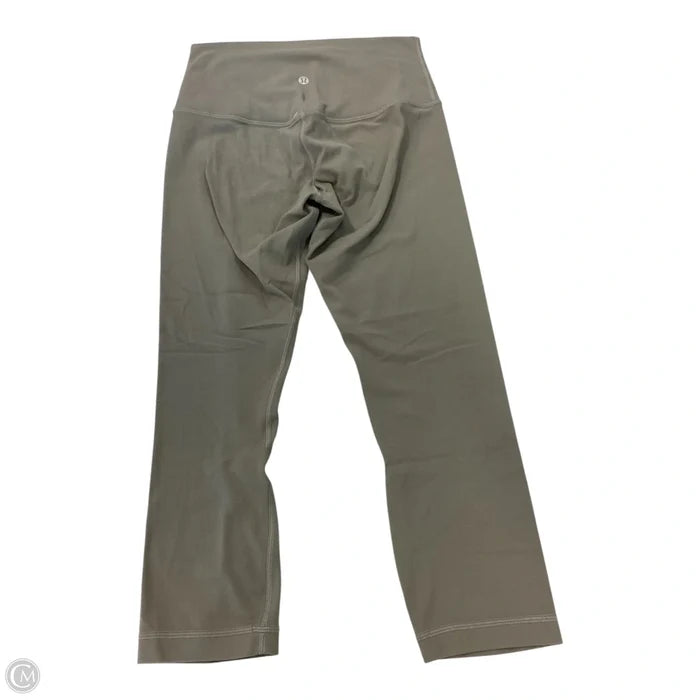 Athletic Leggings Capris By Lululemon In Green, Size: 6