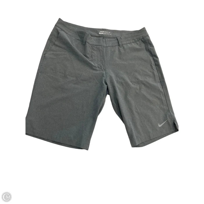 Athletic Shorts By Nike Apparel In Grey, Size: 12