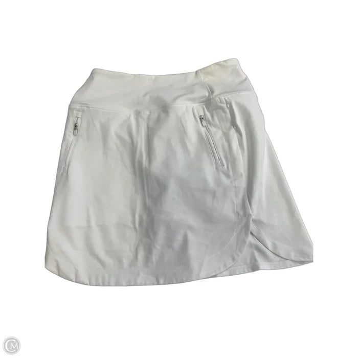 Athletic Skort By Athleta In White, Size: M