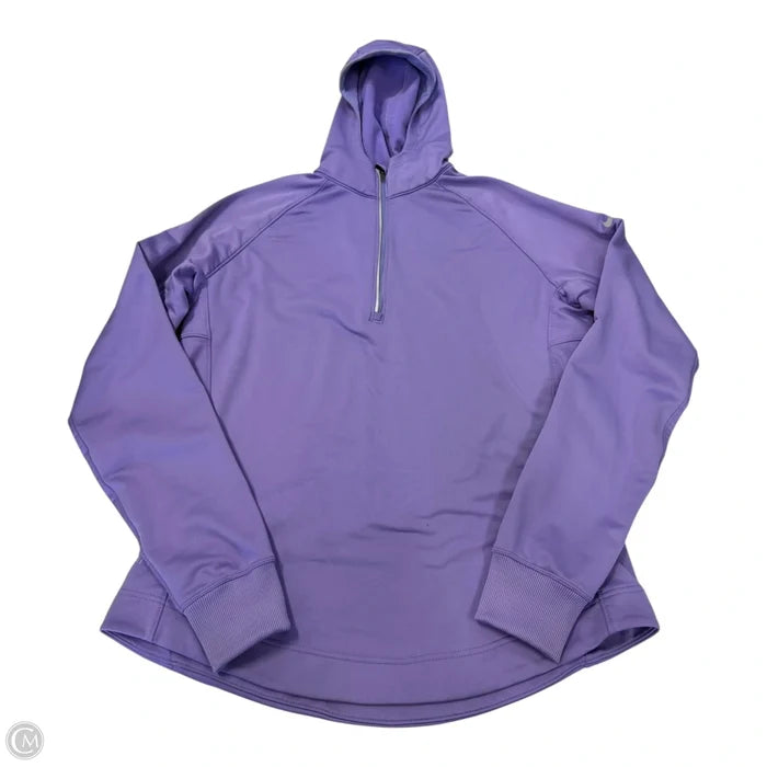 Athletic Sweatshirt Hoodie By Nike Apparel In Purple, Size: Xl