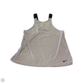 Athletic Tank Top By Nike Apparel In Black & Tan, Size: S