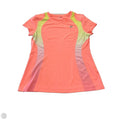Athletic Top Short Sleeve By Fila In Orange & Yellow, Size: M