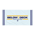 Below Deck Personalized Beach Towel