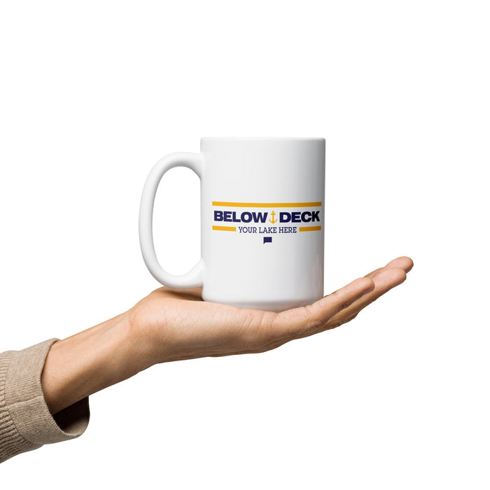 Below Deck Mug Personalized Lake