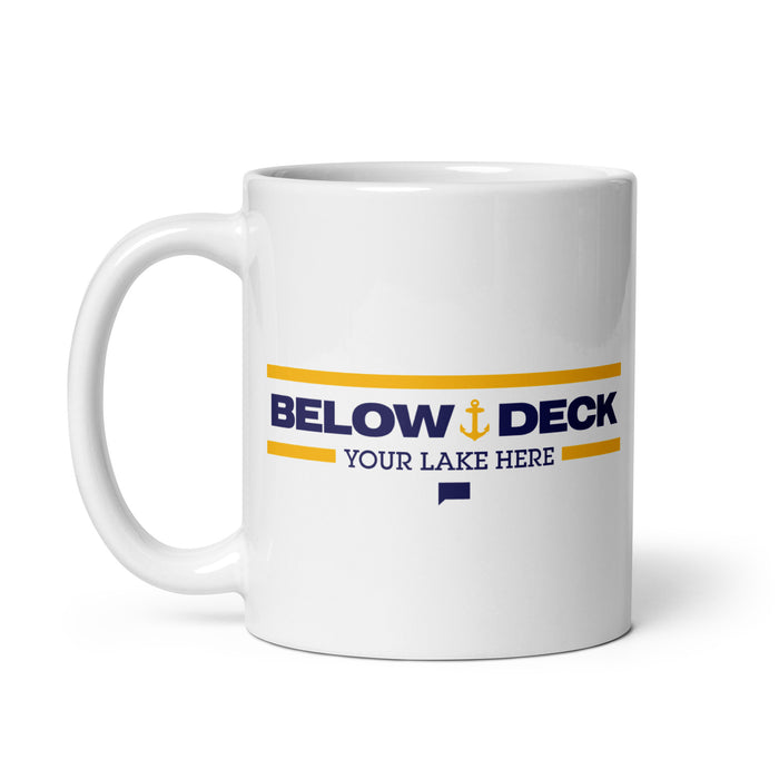 Below Deck Mug Personalized Lake
