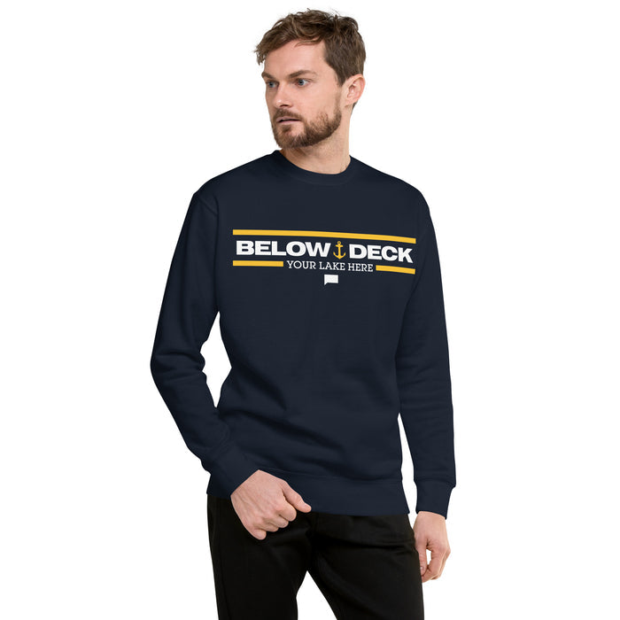 Below Deck Sweatshirt Personalized Lake