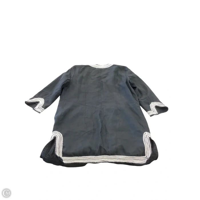 Blazer By Clothes Mentor In Black & White, Size: M