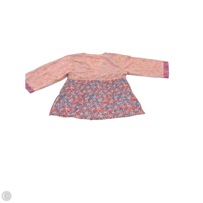 Blouse Long Sleeve By Bunulu In Multi-colored, Size: S