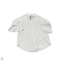 Blouse Long Sleeve By Gretchen Scott In White, Size: L