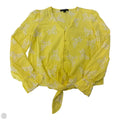 Blouse Long Sleeve By Inc In Yellow, Size: Xs