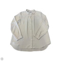 Blouse Long Sleeve By J. Jill In Cream, Size: M