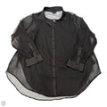 Blouse Long Sleeve By Torrid In Black, Size: 3x