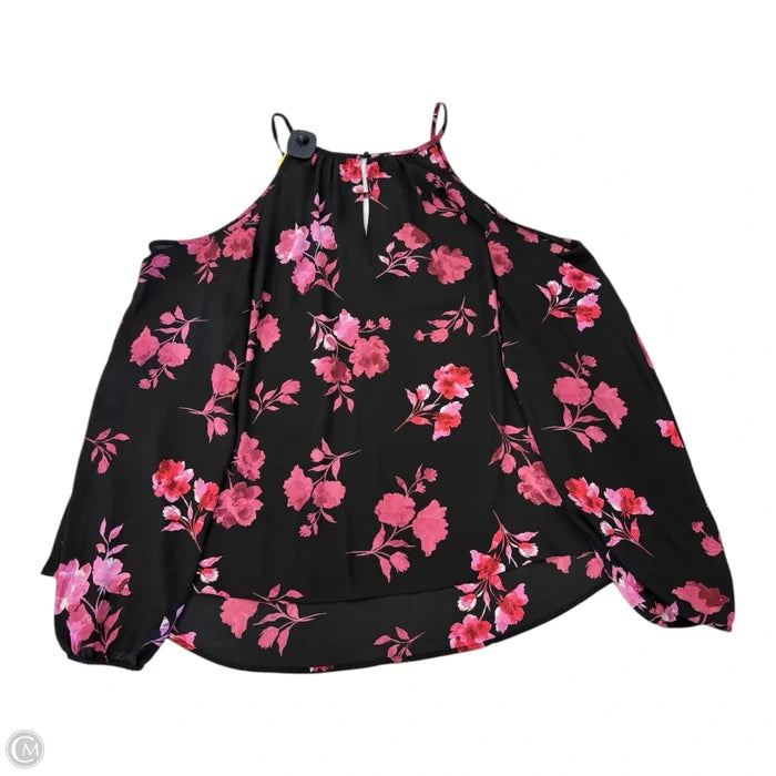Blouse Long Sleeve By Torrid In Floral Print, Size: 1x