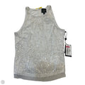 Blouse Sleeveless By Adrianna Papell In White, Size: M