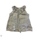 Blouse Sleeveless By Banana Republic In Tan, Size: M