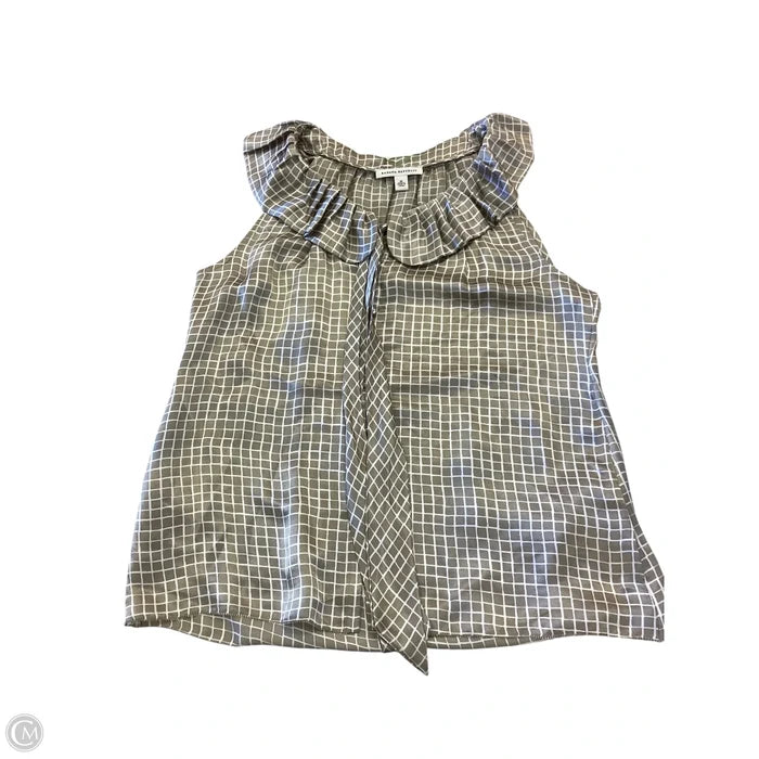 Blouse Sleeveless By Banana Republic In Tan, Size: M