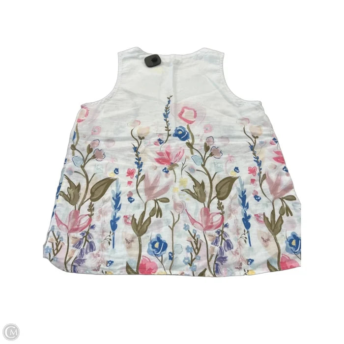 Blouse Sleeveless By Charlie B In Floral Print, Size: M