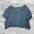 Blue Top Short Sleeve Lucky Brand, Size Xl