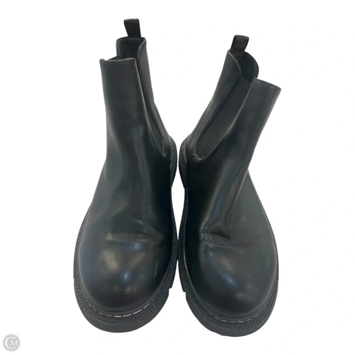 Boots Ankle Flats By Forever In Black, Size: 8
