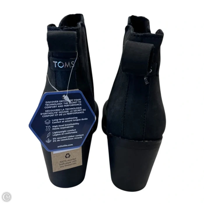 Boots Ankle Heels By Toms In Black, Size: 6