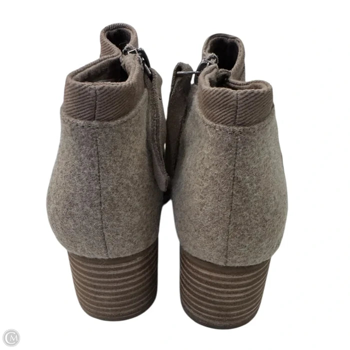 Boots Ankle Heels By Toms In Brown, Size: 6