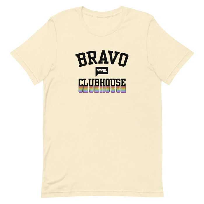 Bravo Clubhouse Pride Repeat Unisex T-Shirt  Natural