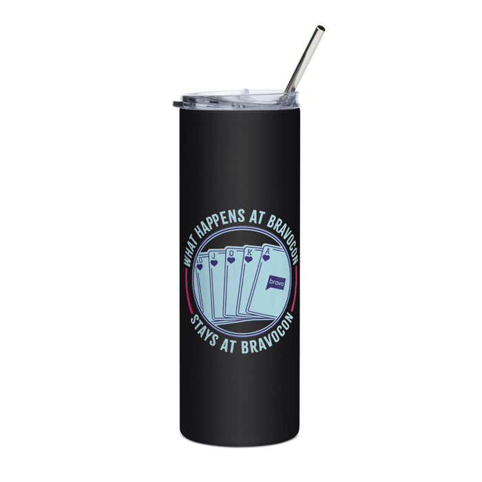 BravoCon What Happens at BravoCon Stainless Steel Tumbler