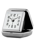 Bulova Traveler Clamshell Travel Alarm Clock - Silver-Tone - Ascending Alarm - B6123_3dadf814-33db-484e-8c6f-548f1be2342d