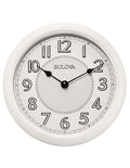 Bulova Versatile Wall Clock - Bluetooth Enabled - Moisture Resistant - Light - C4842