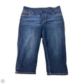Capris By Chicos In Blue Denim, Size: 10