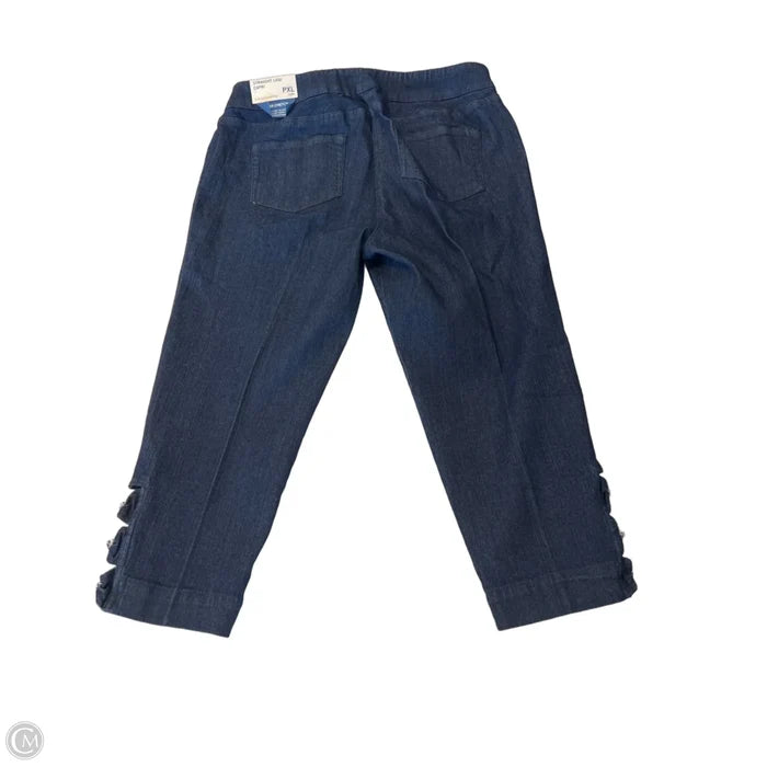 Capris By Soft Surroundings In Blue Denim, Size: Xlp