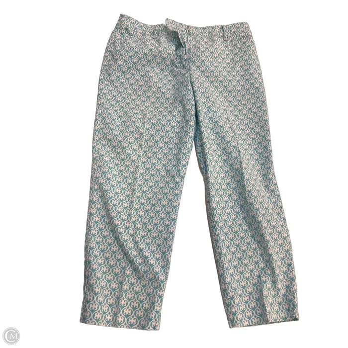Capris By Talbots In Blue & White, Size: 8p