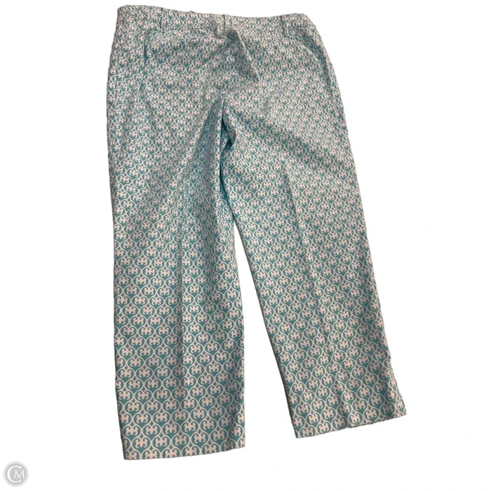 Capris By Talbots In Blue & White, Size: 8p