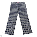 Capris Designer By Lilly Pulitzer In Blue & Cream, Size: 8