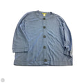 Cardigan By Clothes Mentor In Blue, Size: 1x